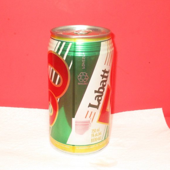 Vintage 750 ML LABATT 50 Beer Can Canada EMPTY - Picture 4 of 6
